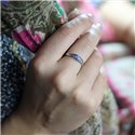 КОЛЬЦО С СИНИМИ КАМНЯМИ SWAROVSKI ХАЛЛАРИ
